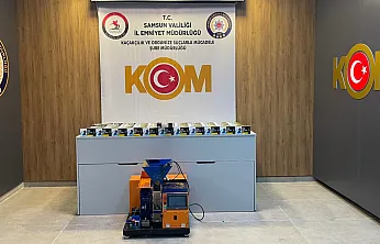 İlkadım'da kaçak sigara üretimine darbe