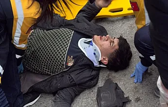 İlkadım'da Korkutan Kaza: 2 Kişi Yaralandı