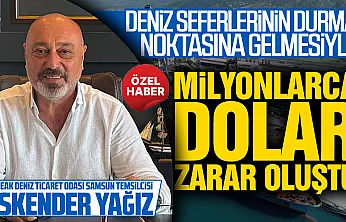 İskender Yağız, durağanlaşan deniz seferleri hakkında konuştu