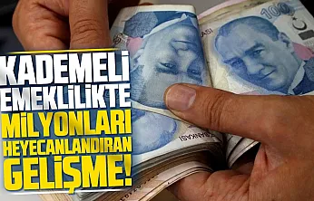 Kademeli emeklilikte yeni gelişme! Milyonların gözü Meclis'te