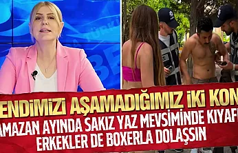 'Kadın için normal olan erkek için neden değil?'