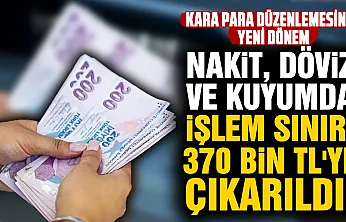 Kara para düzenlemesi Resmi Gazete'de: Nakit, döviz ve kuyumda kimlik bildirim sınırı değişti