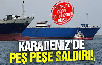 Karadeniz'de dron saldırısı! Yardıma giden gemi de vuruldu