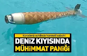 Karadeniz'de Hareketli Saatler: Deniz kıyısında mühimmat bulundu!