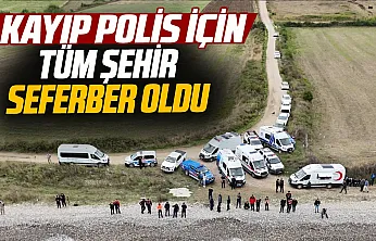 Karadeniz'de kaybolan polis memuru için havadan ve denizden arama çalışmaları başlatıldı