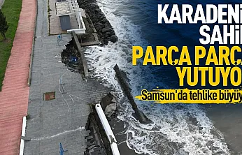 Karadeniz sahili adım adım yutuyor