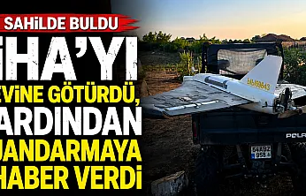 Karasu sahiline vuran İHA ekipleri harekete geçirdi