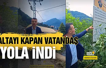 Karayolları çalışmayınca iş vatandaşa düştü