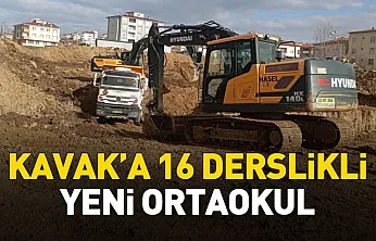 Kavak'a 16 Derslikli Yeni Ortaokul