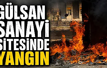 Kentsel dönüşüm alanındaki boş dükkanda alevler yükseldi