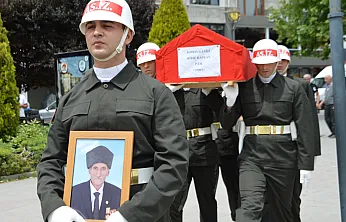 Kıbrıs Gazisi Şerif Kaplan'a veda