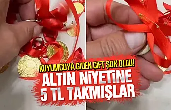 Kimsenin fark etmediği olay kuyumcuda ortaya çıktı