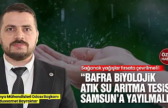 Kimya Mühendisleri Odası'ndan tüm Türkiye'ye 'Su Hasadı' çağrısı