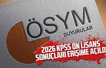 KPSS ön lisans sonuçları açıklandı