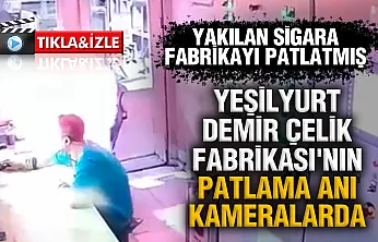 Kumanda odasında yakılan sigara patlamaya yol açtı