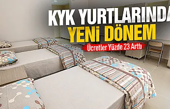 KYK yurt ücretlerinde yeni dönem
