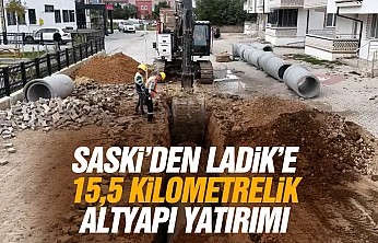Ladik'te altyapı çalışmalarında önemli aşama