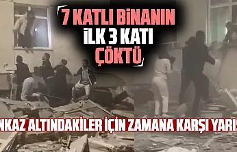 Maltepe'de 7 katlı bina çöktü! Vali Gül son durumu açıkladı