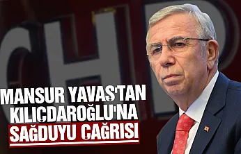 Mansur Yavaş'tan Kılıçdaroğlu'na birlik ve sağduyu çağrısı