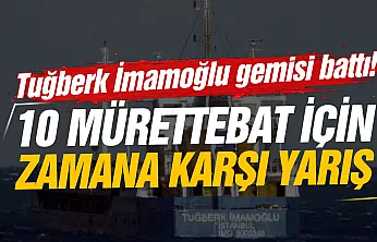 Marmara Denizi'nde kargo gemisi battı: 10 mürettebat için zamana karşı yarış