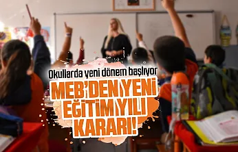 MEB bildirdi: Okullarda yeni dönem kuralları belli oldu