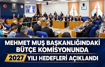 Mehmet Muş başkanlığında toplanan komisyonda 2027 bütçesi sunuldu: Millî gelirin 1,8 trilyon doları aşması bekleniyor