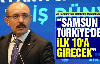 Mehmet Muş: 'Samsun Sanayi Kentlerini Geride Bırakacak'