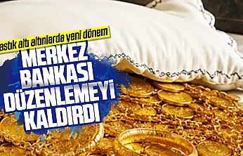 Merkez Bankası'ndan yastık altı altın kararı