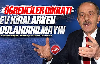 Mevlüt Oral'dan üniversite öğrencilerine uyarı