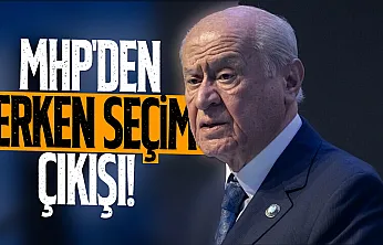 MHP Erken seçime Kapıları kapattı, Erdoğan'ın adaylığına destek verdi