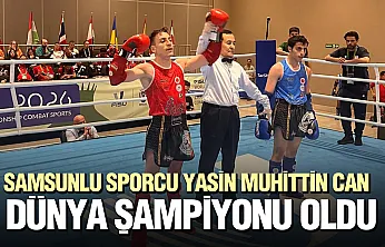 Milli sporcu Yasin Muhittin Can Brezilya'da dünya şampiyonu oldu