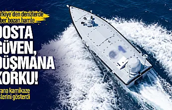 MKE'nin PİRANA'sından Doğu Akdeniz'de gövde gösterisi