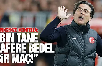 Montella'dan Veda Maçında Tarihi Sözler