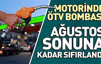 Motorinde ÖTV ağustos sonuna kadar sıfırlandı: Kademeli artış uygulanacak