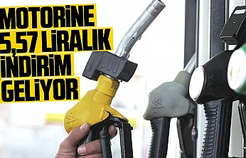Motorine bu gece yarısından itibaren büyük indirim geliyor