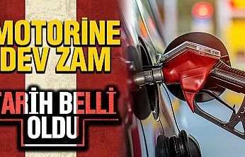 Motorine dev zam geliyor: 3,50 TL'lik artış için tarih belli oldu