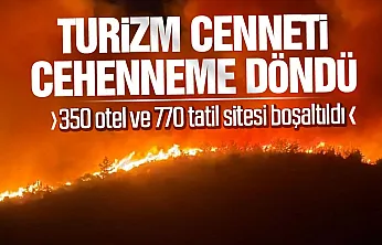 Muğla Milas'ta orman yangını: 1120 kişi tahliye edildi