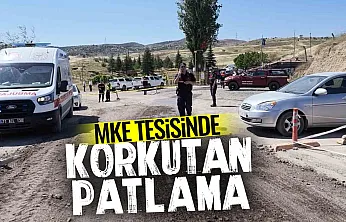 Mühimmat Tesisinde korkutan patlama