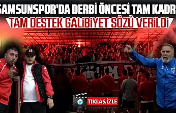 Nuri Asan Tesisleri'nde Derbi öncesi Samsunspor taraftarla kenetlendi