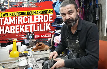 Okul sezonu ve yağışlar ayakkabı tamircilerine hareketlilik getirdi