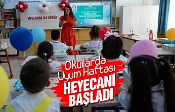 Okullarda uyum haftası heyecanı başladı