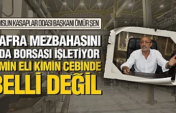 Ömür Şen, 'Gıda Borsasının mezbahaneyle ne işi var?'