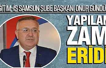 Onur Gündüz, 'Maaş artışları eridi'