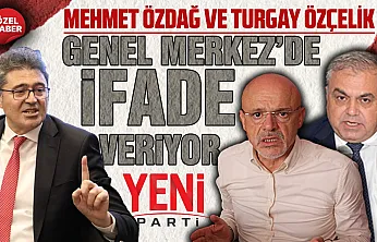 Özdağ ve Özçelik, Ensar Aytekin'le toplantıya girdi