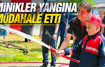 Özel çocuklar itfaiyecilik heyecanını yaşadı
