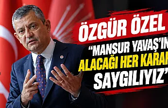 Özgür Özel'den Mansur Yavaş'ın istifa kararına ilişkin değerlendirme