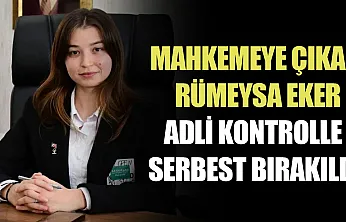 Rümeysa Eker'e adli kontrol ve yurt dışı yasağı