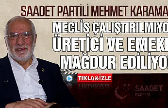 Saadet Partisi Samsun Milletvekili Mehmet Karaman basınla buluştu