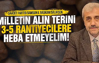 Saadetli Şen'den fındık fiyatına sert tepki