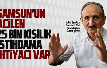 Şaban Çılgın, 'En büyük sorun işsizlik'